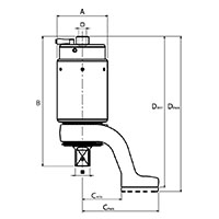 DVV and DVI Z Dimensional Drawing