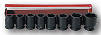 Impact Socket Kit: 8 Sockets (SIS-3306 and SIS-3305)