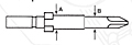 4.0 mm Drive Bits for Phillips Head Screw Bits